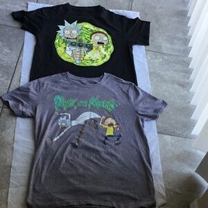RICK AND MORTY 2 MEDIUM T SHIRTS FOR 25